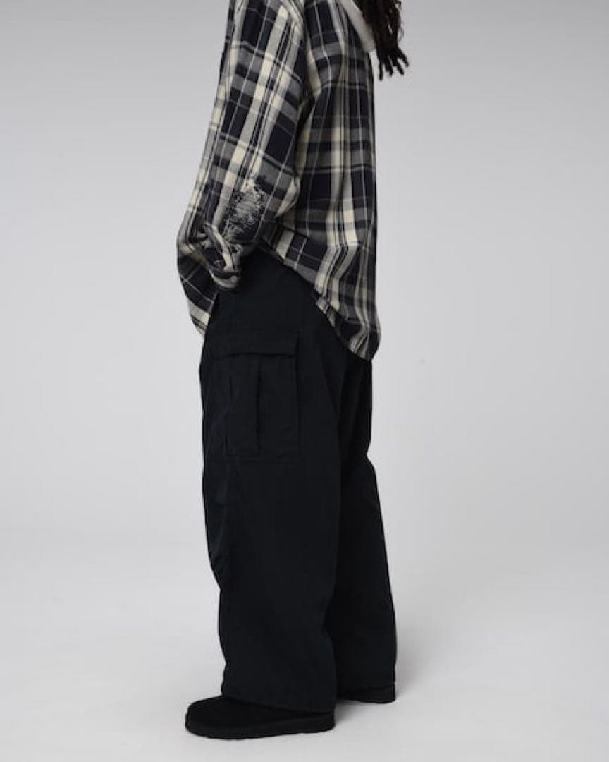 BOWWOW BEAMS別注 カーゴパンツ ブラック 定価36300円