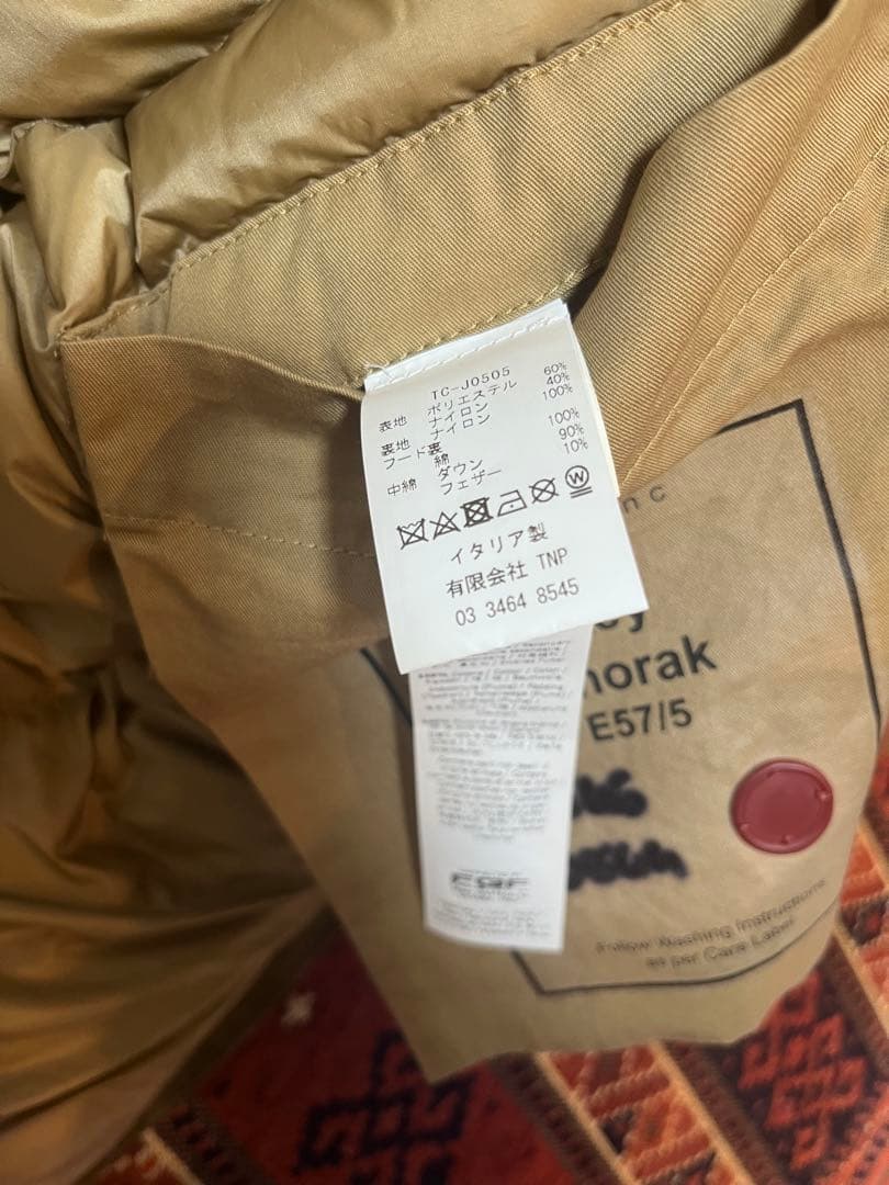 Ten-c KEY ANORAK テンシー キーアノラック 46 ダウン