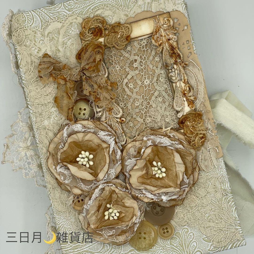 JJ-26 ジャンク(アート)ジャーナル＊雑記帳＊Old lace