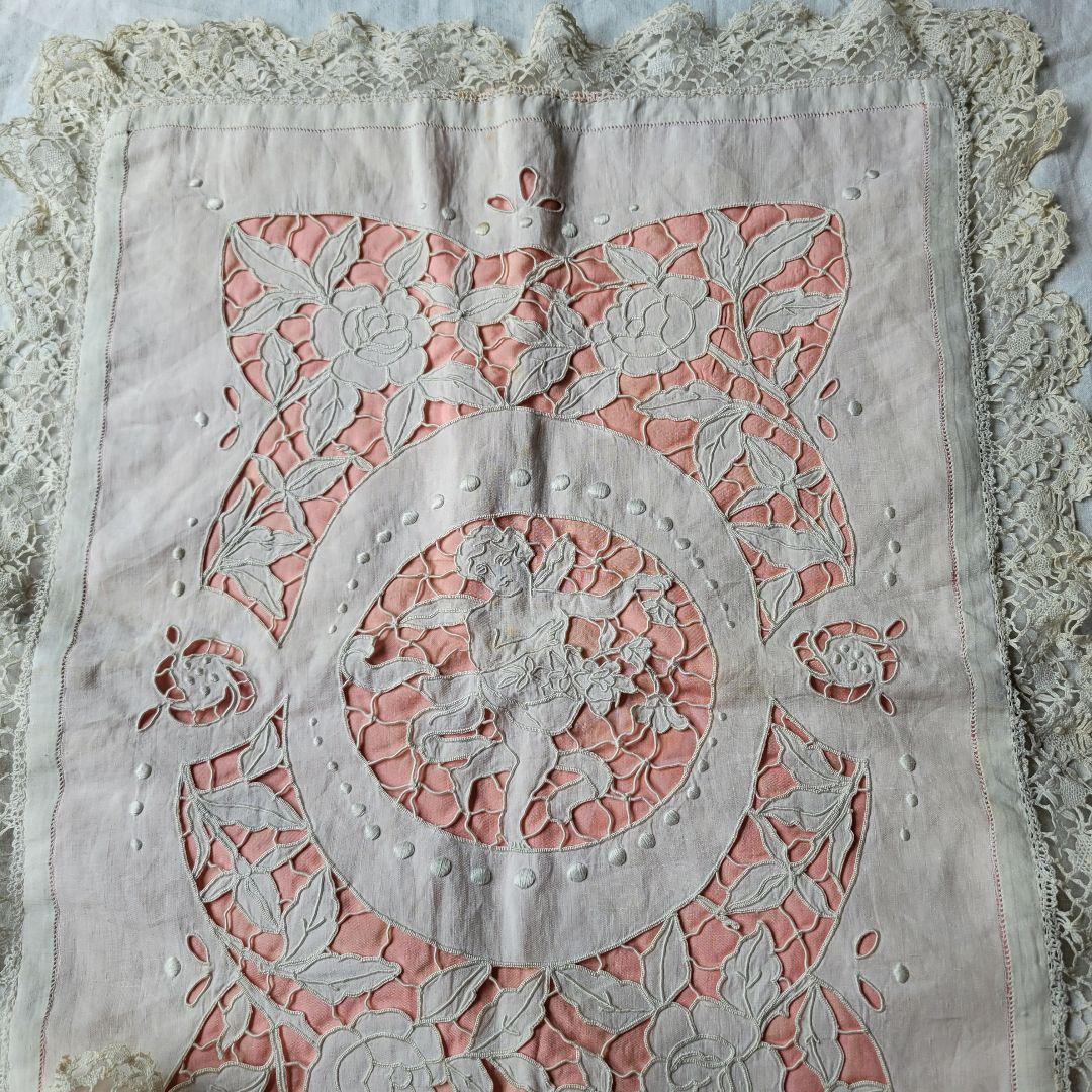 【Little House antiqun様】フランスアンティーク　レース天使