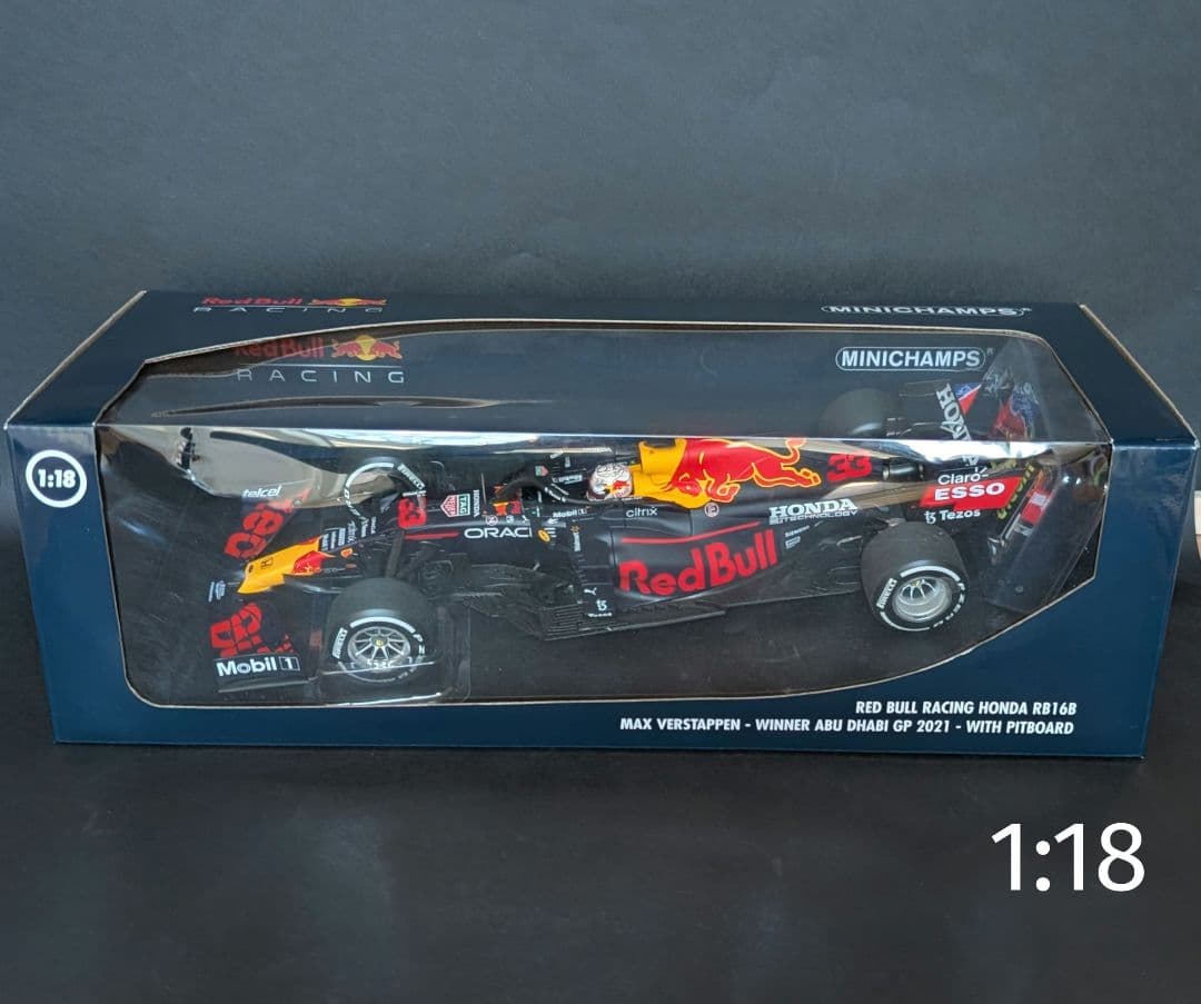 ミニチャンプス 1/18 レッドブル ホンダ RB16B M.フェルスタッペン