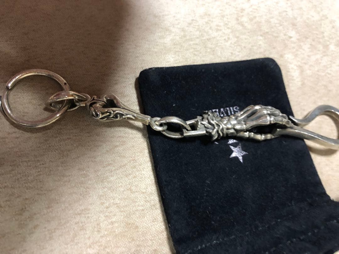 F.A.Lエフエーエル4.3万キーチェーンキーリング シルバー製 ストフリ