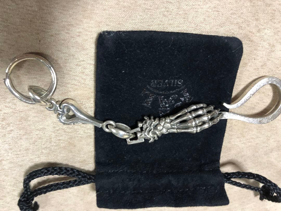 F.A.Lエフエーエル4.3万キーチェーンキーリング シルバー製 ストフリ