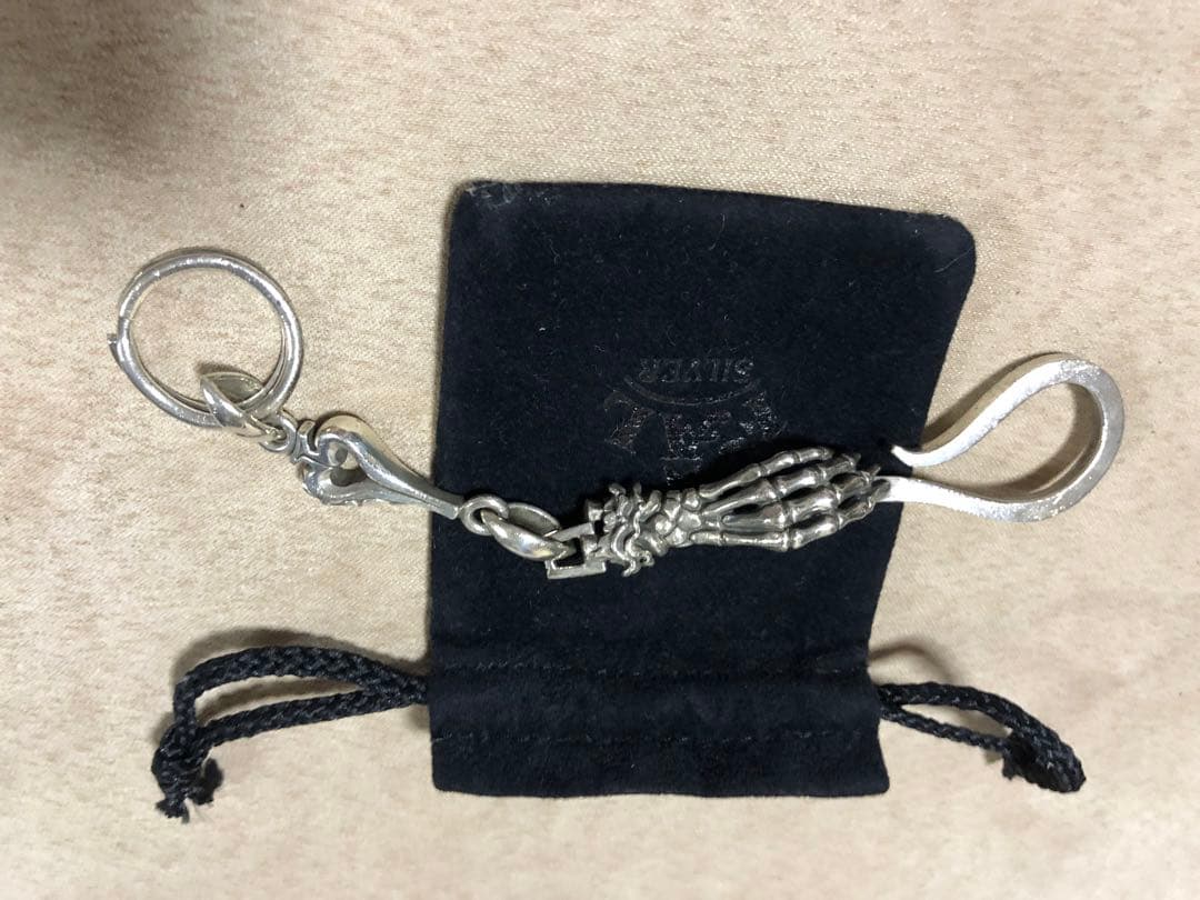 F.A.Lエフエーエル4.3万キーチェーンキーリング シルバー製 ストフリ