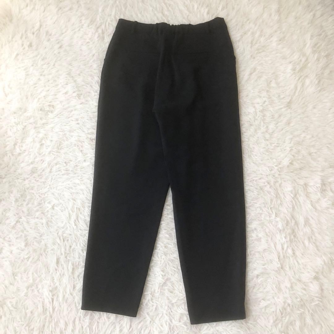 美品 ソージュ 洗える タックパンツ ストレッチ ウエストゴム