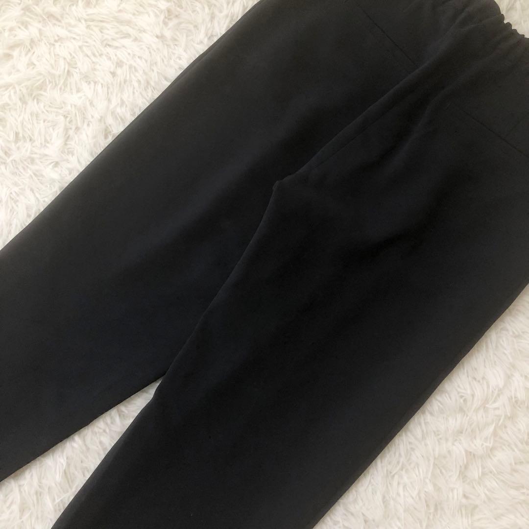 美品 ソージュ 洗える タックパンツ ストレッチ ウエストゴム