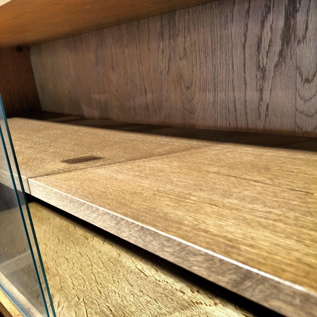 M●東サセール 希少良品☞秋山木工☜職人堅木 ヴィンテージカップボード