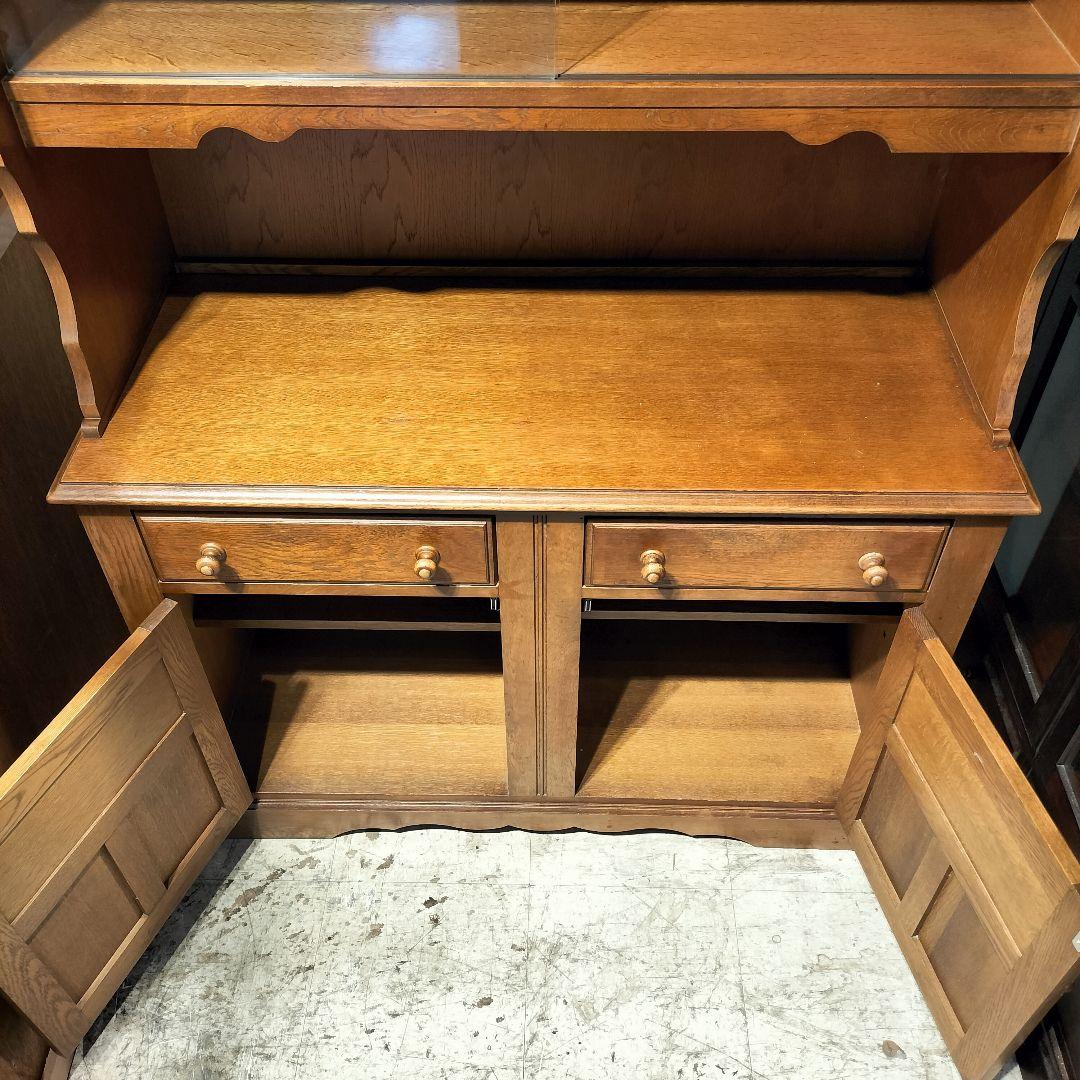 M●東サセール 希少良品☞秋山木工☜職人堅木 ヴィンテージカップボード