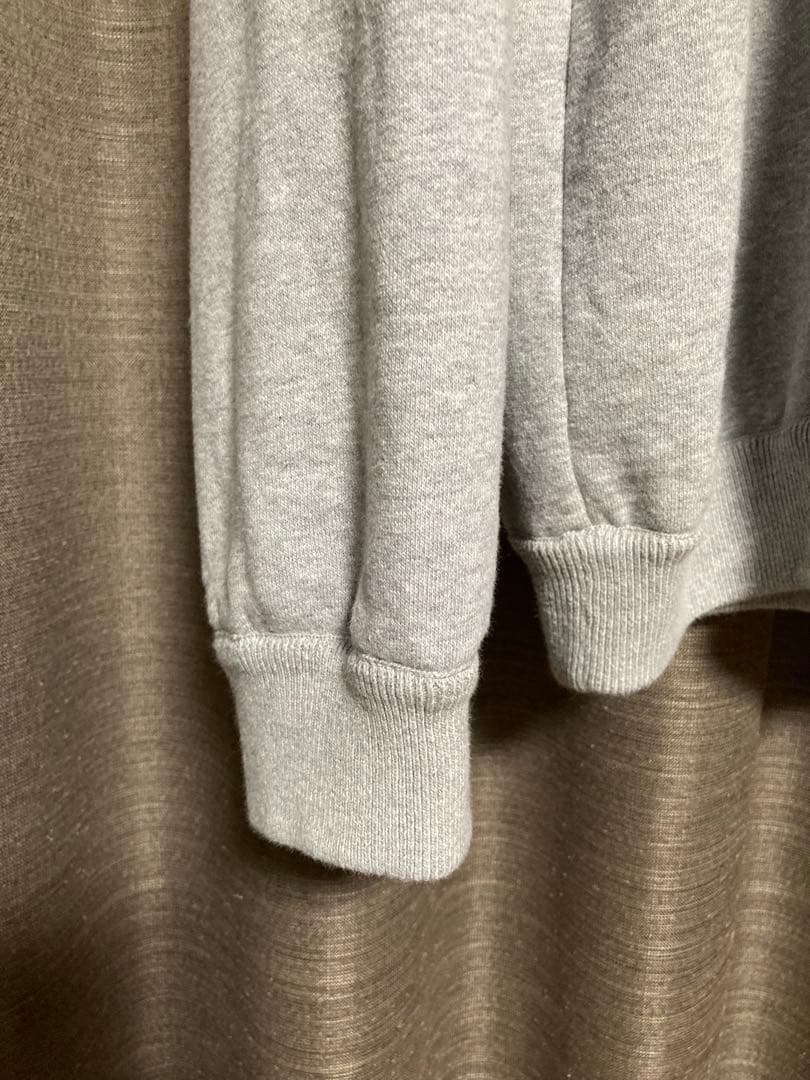 apple_nike 　YAECA STOCK裏起毛スウェット（グレー)