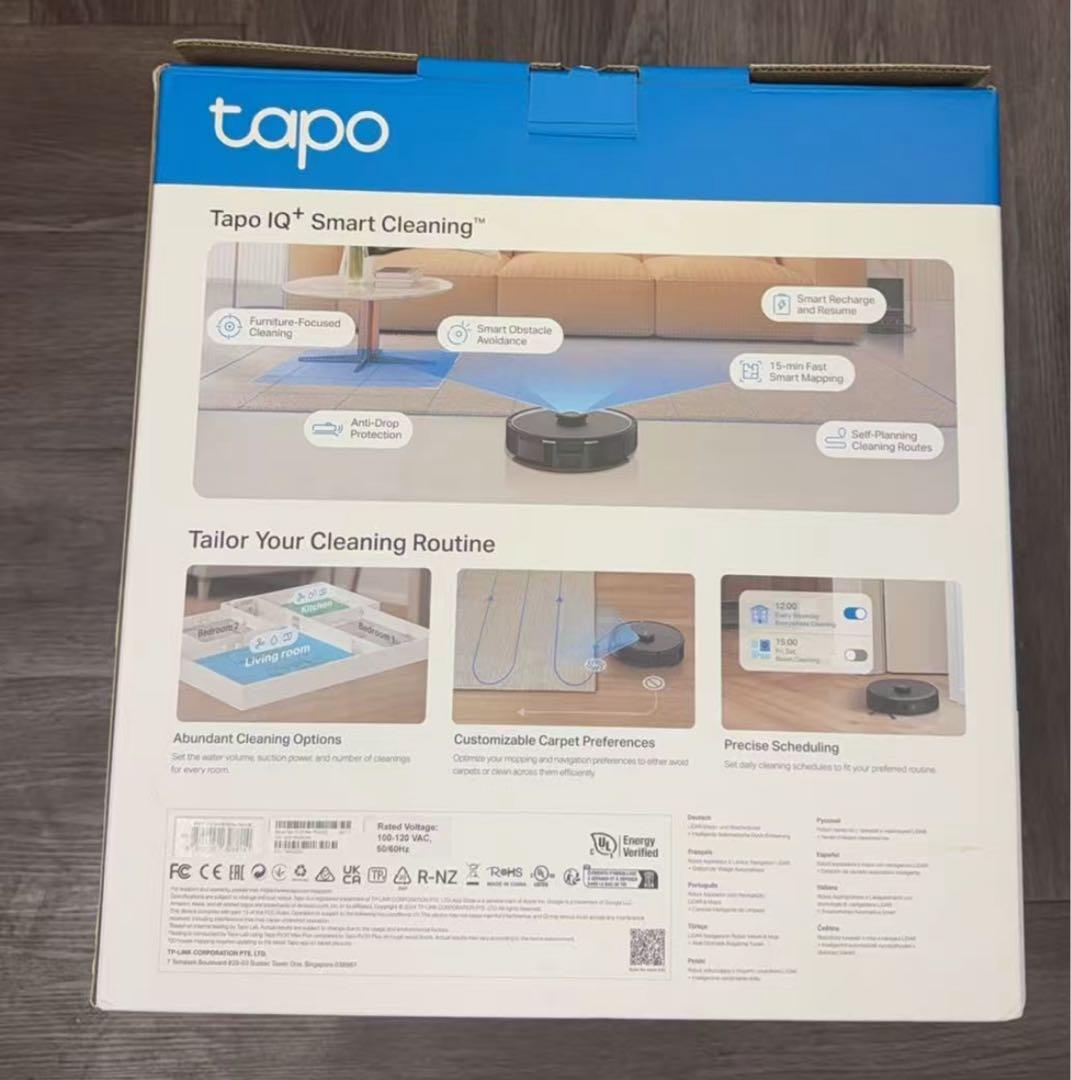 Tapo RV30 Max Plus 人気 5300Pa強力吸引 2in1ロボッ