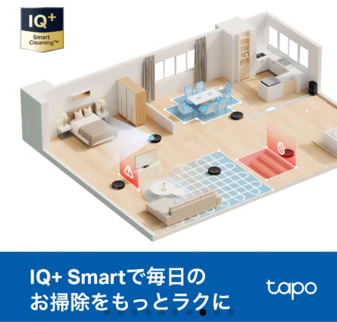 Tapo RV30 Max Plus 人気 5300Pa強力吸引 2in1ロボッ