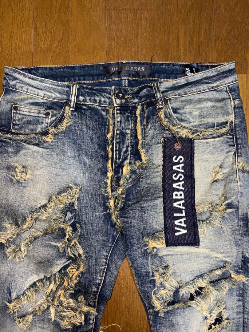 VALABASAS ダメージデニムパンツ