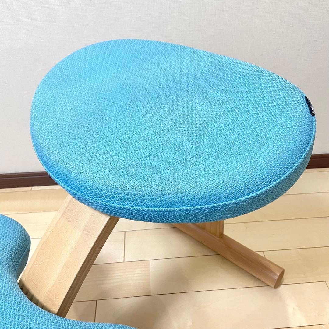 バランスラボ バランスチェア バランスイージー ライトブルー 中古品