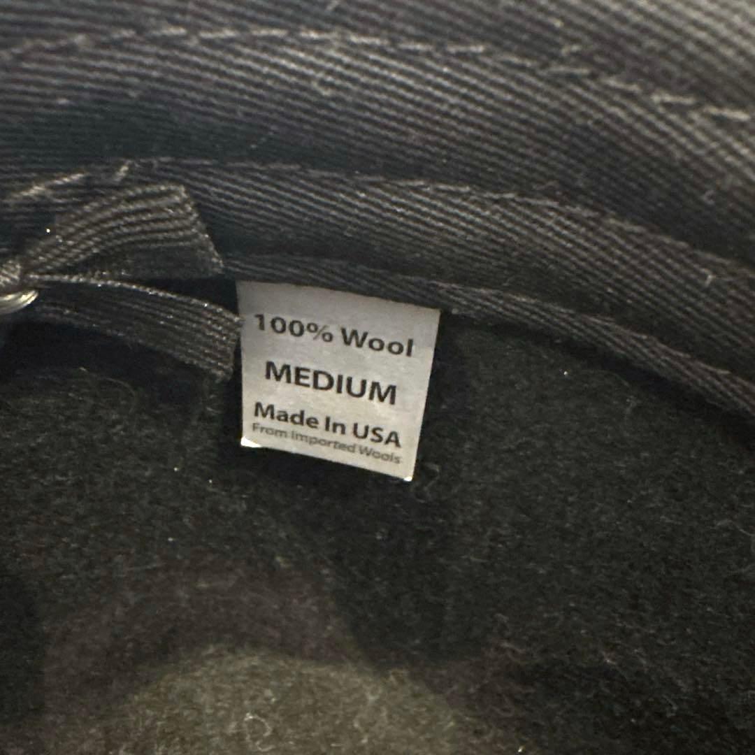 STETSON ステットソン 帽子フェルトハット 黒 ブラック アメリカ製