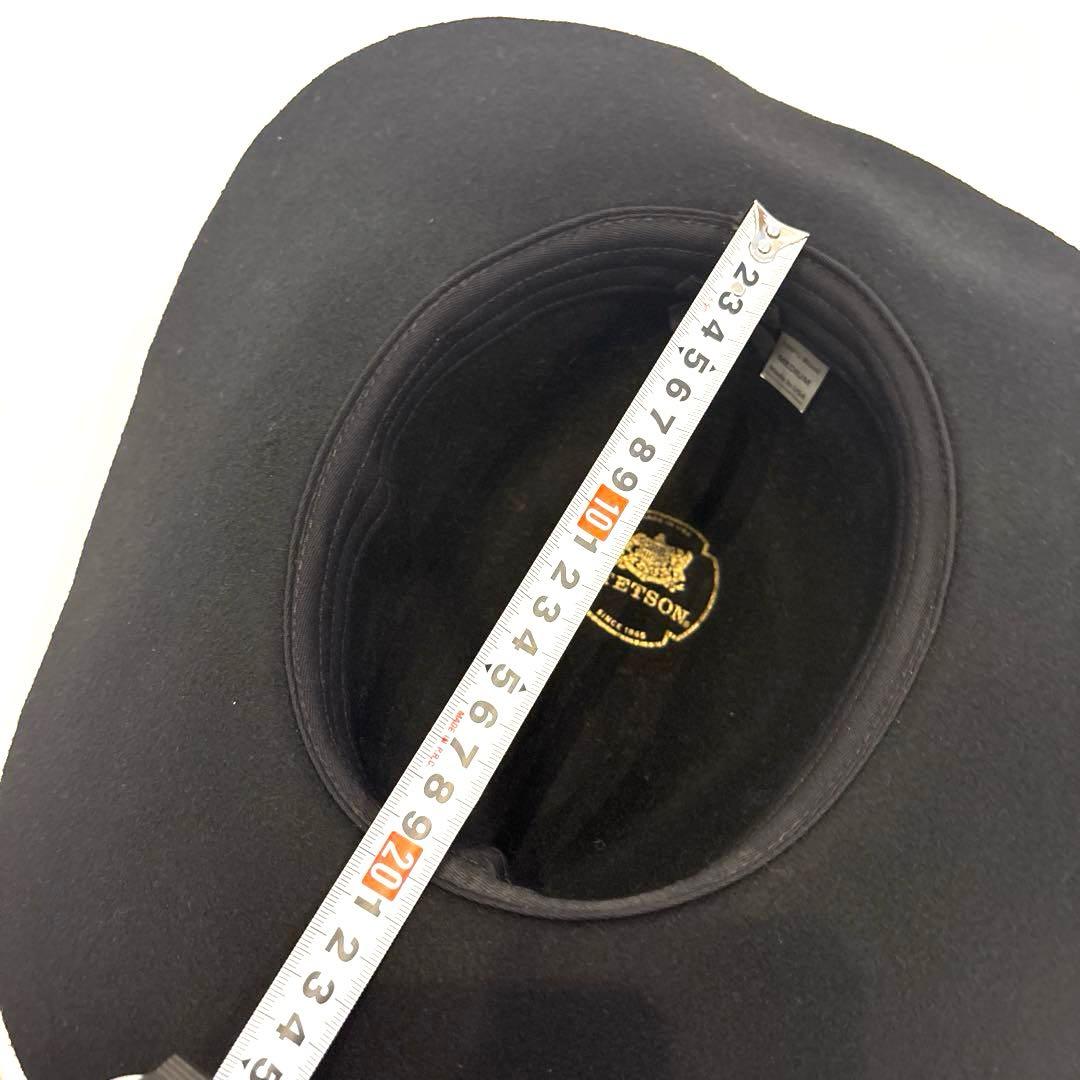 STETSON ステットソン 帽子フェルトハット 黒 ブラック アメリカ製