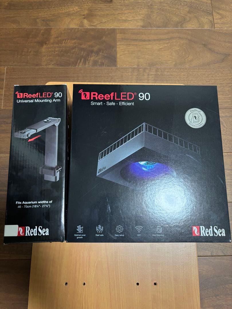 LeafLEDライト 青色 マウントアームセット