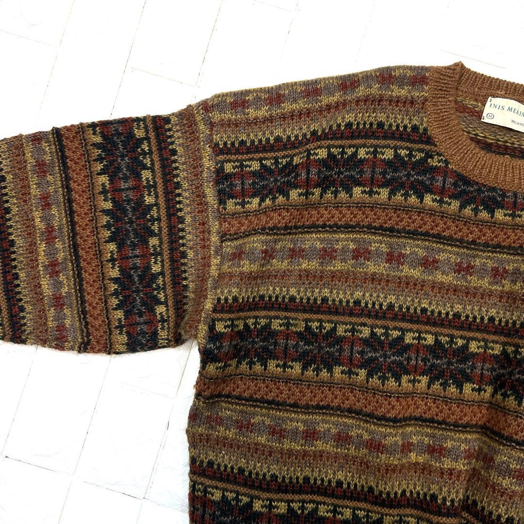 INIS MEAIN イニシュマン アルパカ100%セーター M アイルランド製