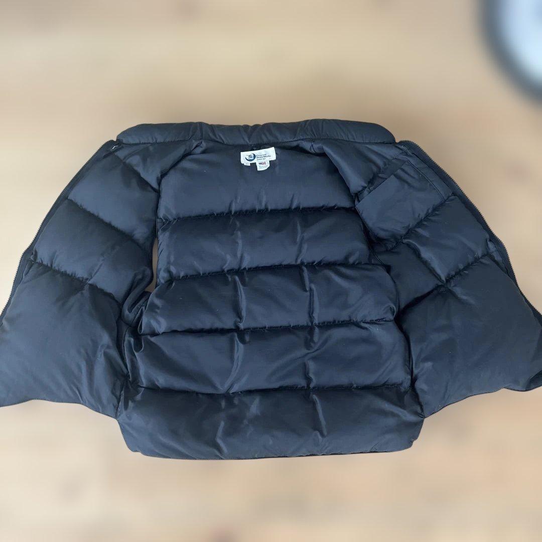 USA製 クレセントダウンワークス ダウンベスト 黒 NBNW