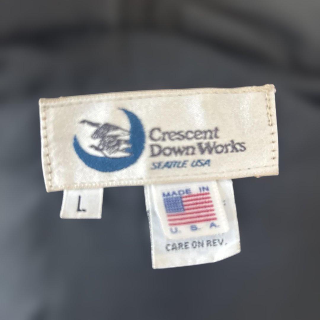USA製 クレセントダウンワークス ダウンベスト 黒 NBNW