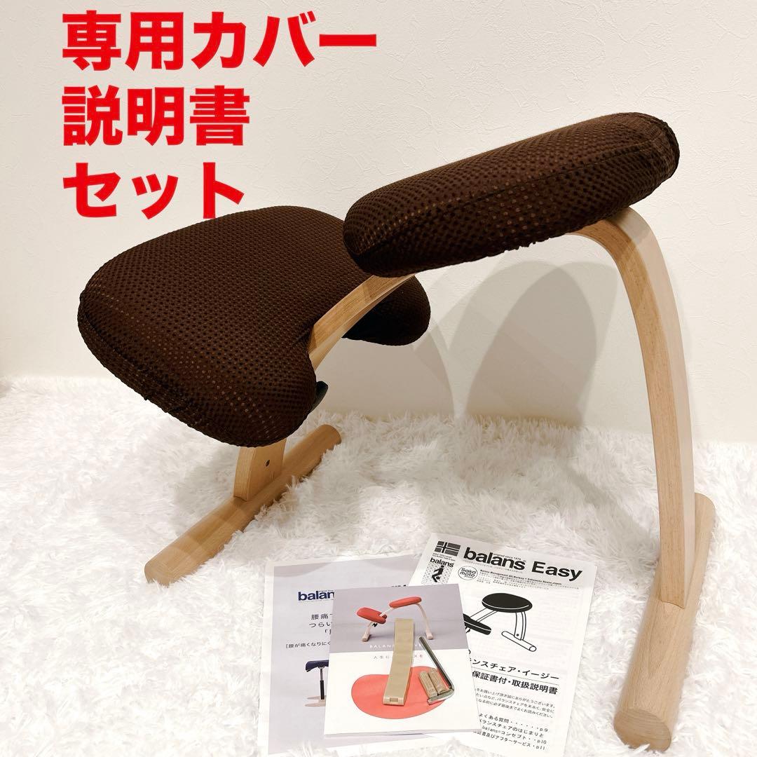 【美品】サカモトハウス バランスチェア バランスイージー 専用カバー付 リボ社