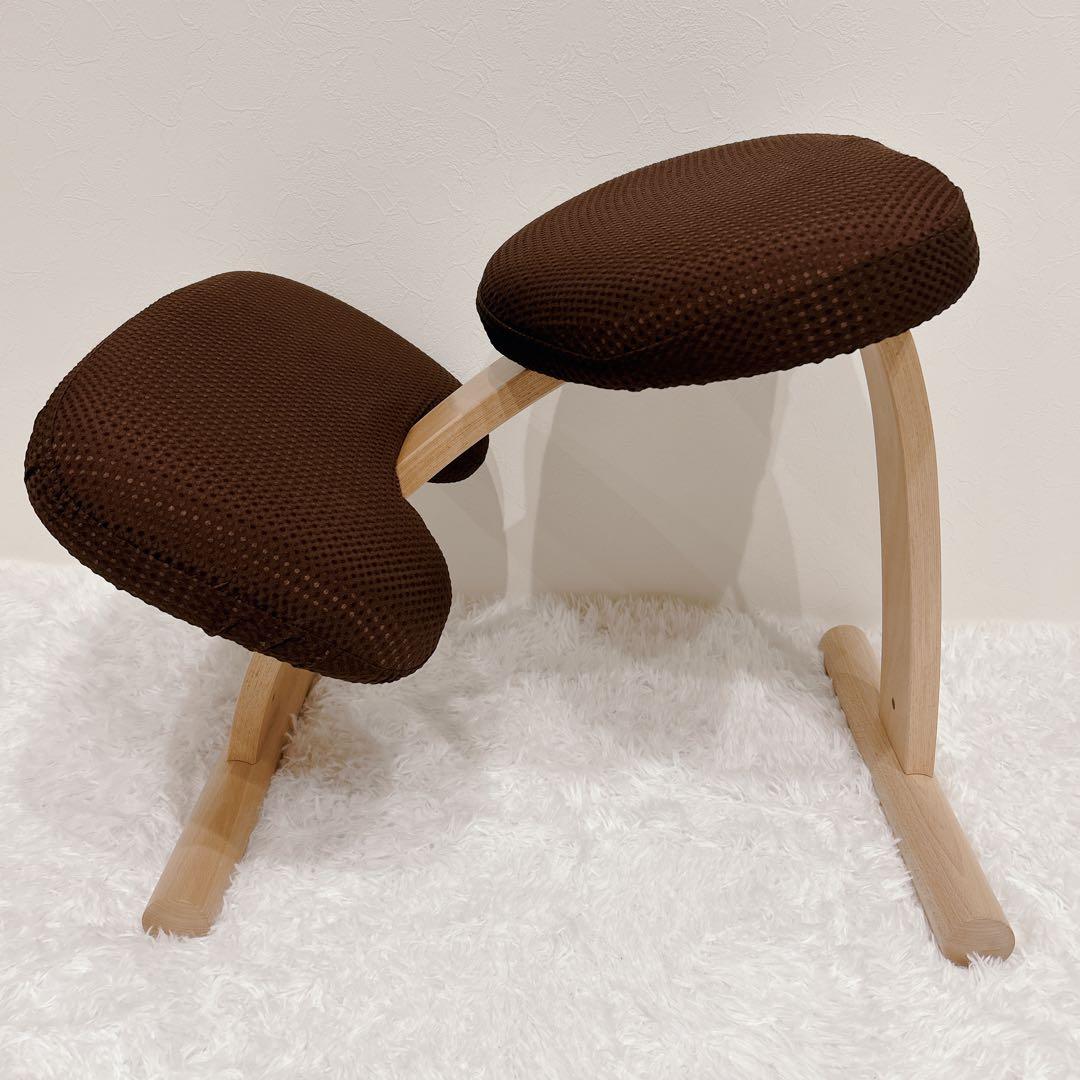 【美品】サカモトハウス バランスチェア バランスイージー 専用カバー付 リボ社