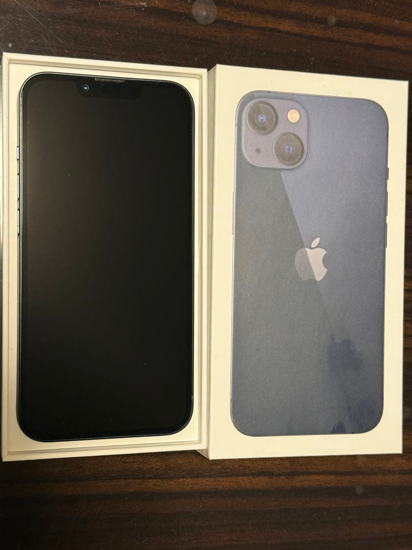 iPhone13 256GB ミッドナイト SIMフリー バッテリー100%