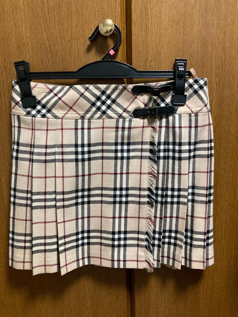 公*o様 美品！BURBERRY BLUE LABEL　ノバチェック　巻スカート