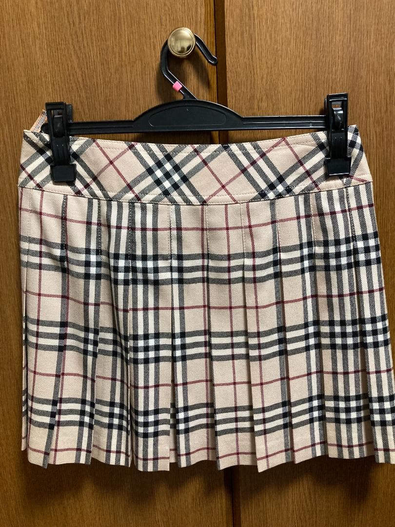 公*o様 美品！BURBERRY BLUE LABEL　ノバチェック　巻スカート