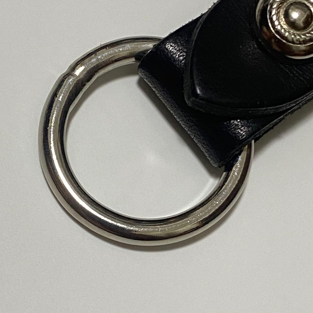 THEREALMcCOY'S レザー　キーホルダー　キーリング　ブラック