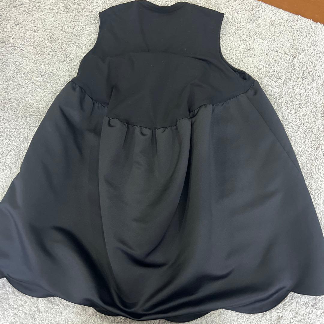 YOKO CHAN ノースリーブチュニック 黒　36