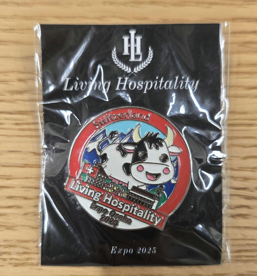 【非売品】大阪関西万博　スイス館　ピンバッジ