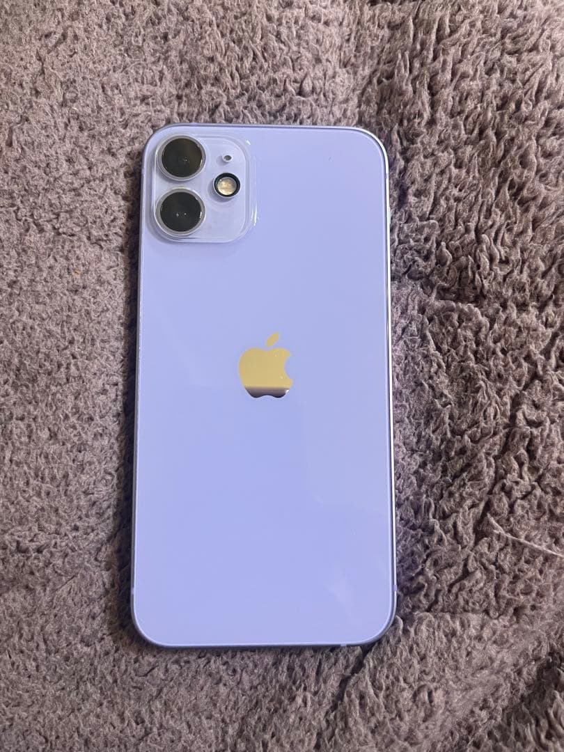 美品　iPhone 12mini パープル 64GB
