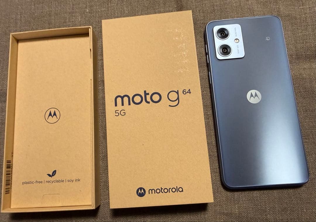 motorola moto g 64 5G 本体　Android 箱つき