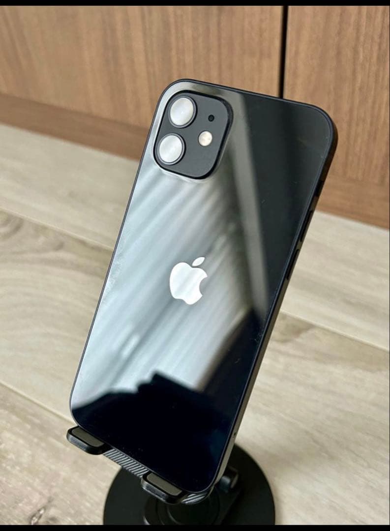 【美品】Apple iPhone 12 ブラック 64G SIMフリー