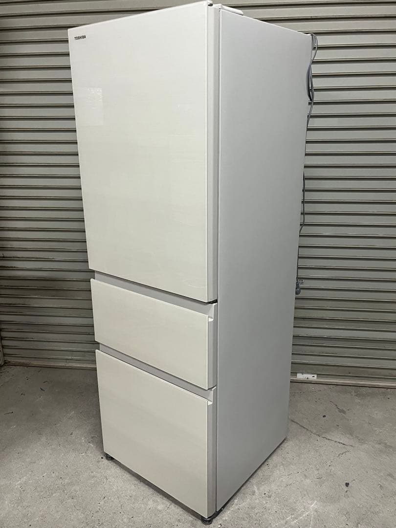 ☆5.TOSHIBA 356L 3ドア冷蔵庫 GR-U36SV 右開き
