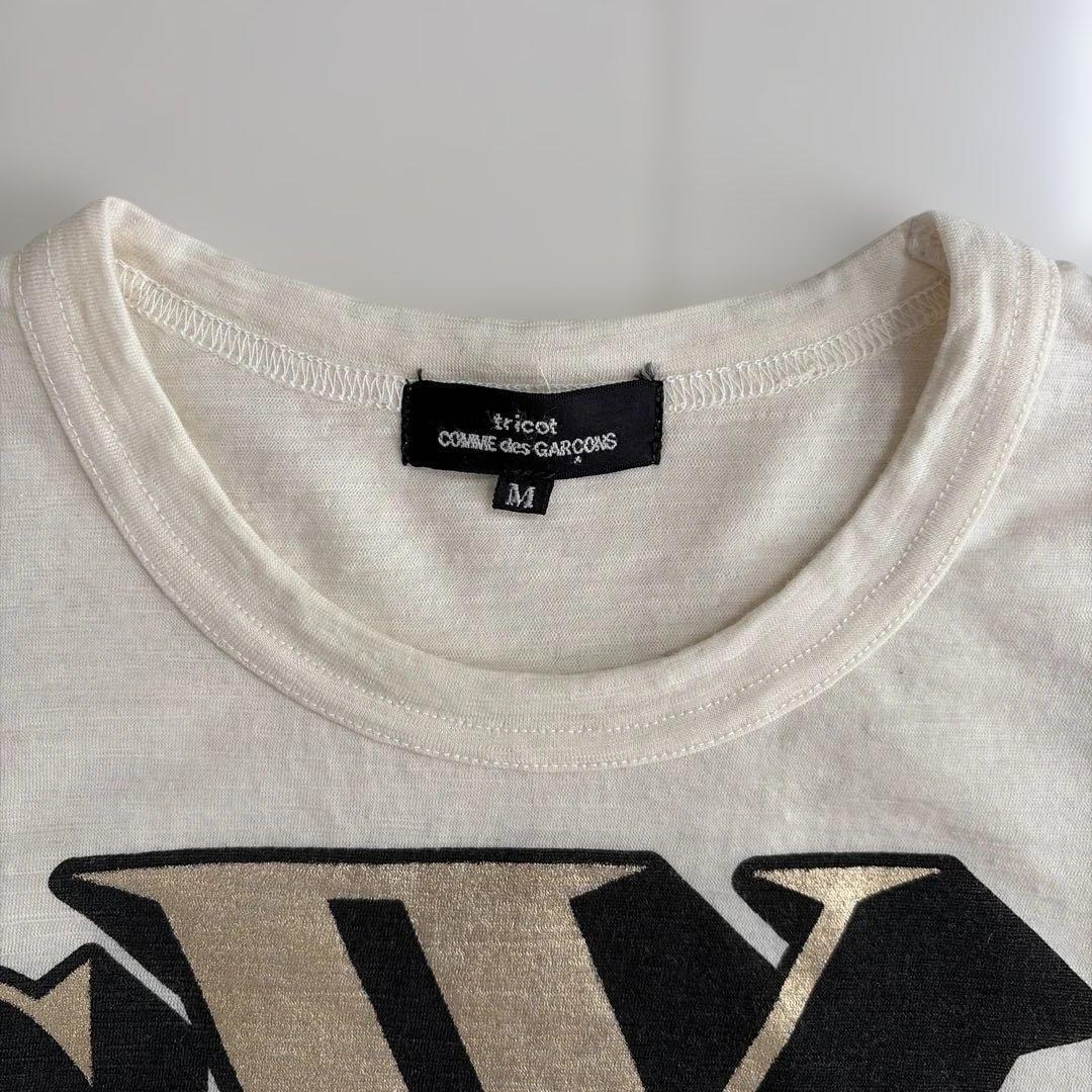 tricot COMME des GARÇONS グラフィックウール長袖Tシャツ