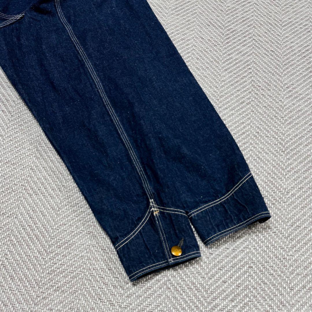 極美品 オアスロウ 1950 デニムジャケット カバーオール 金ボタン 1サイズ