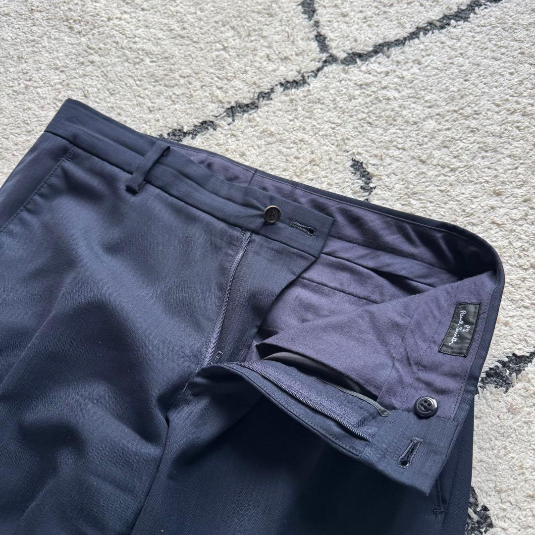PS Paul Smith スーツ　セットアップ　裏地総柄　ネイビー　Mサイズ