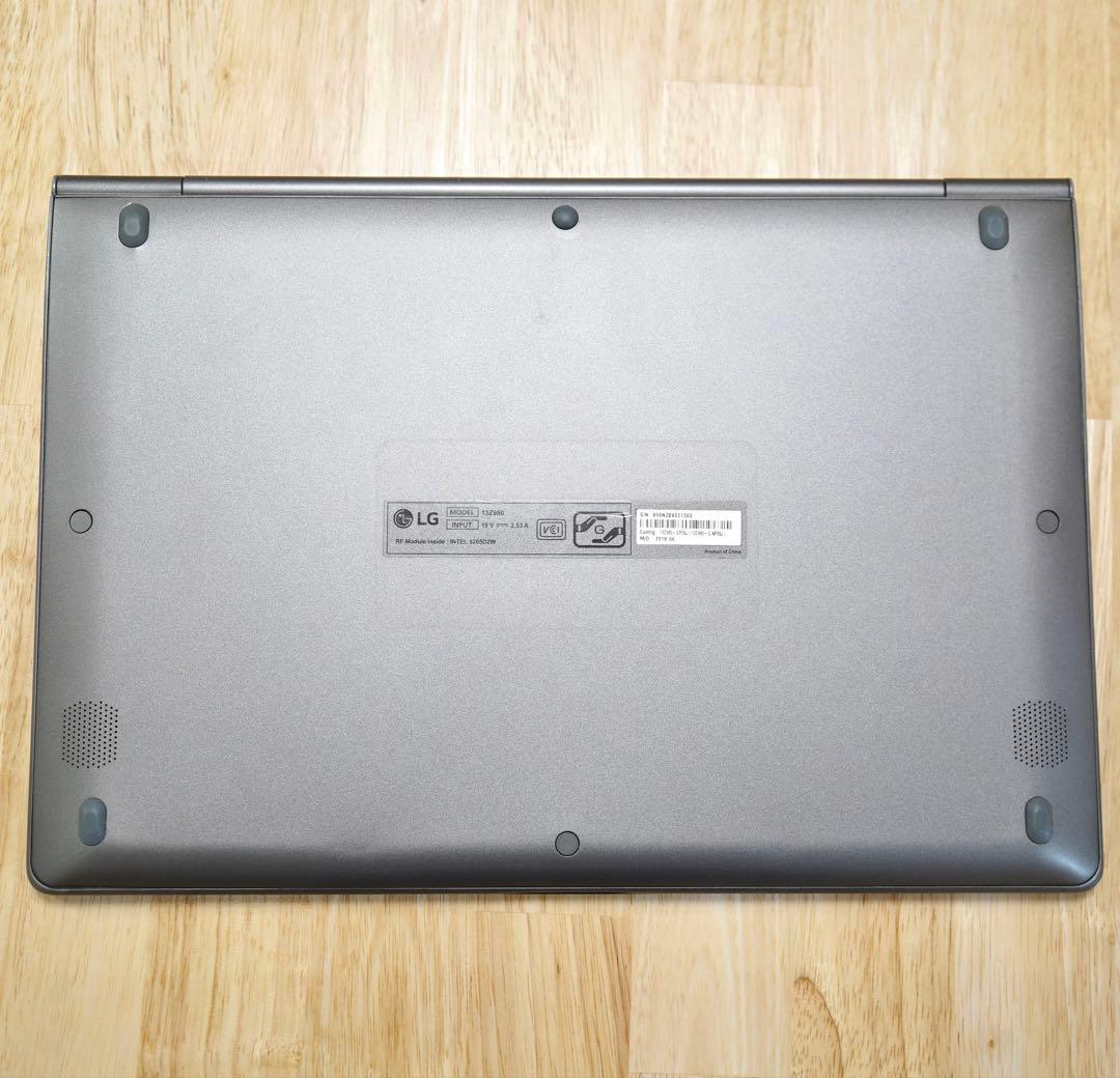 メモリ増設済 LG gram 13Z980-GR56J 本体