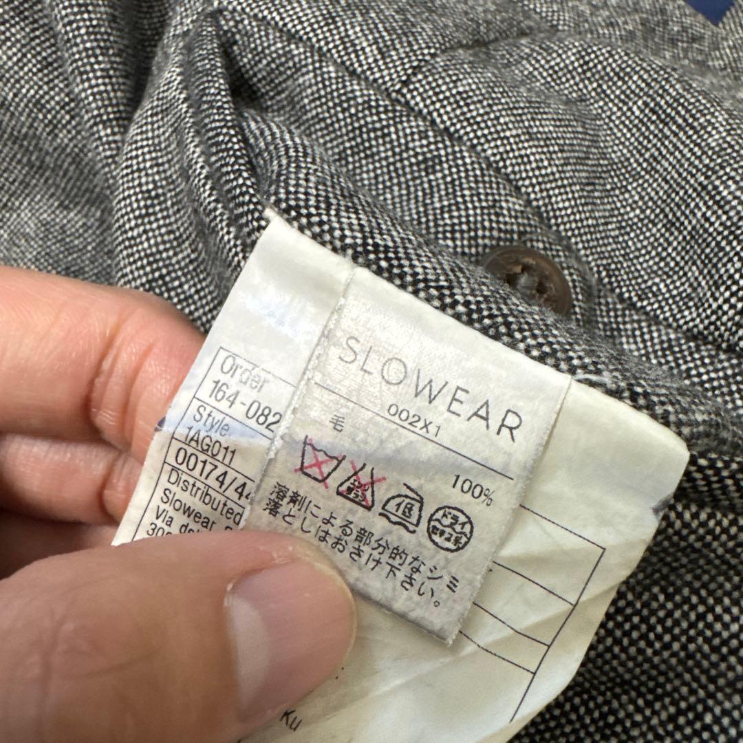 17 美品　インコテックス　スラックス　グレー　サイドアジャスター　46 M