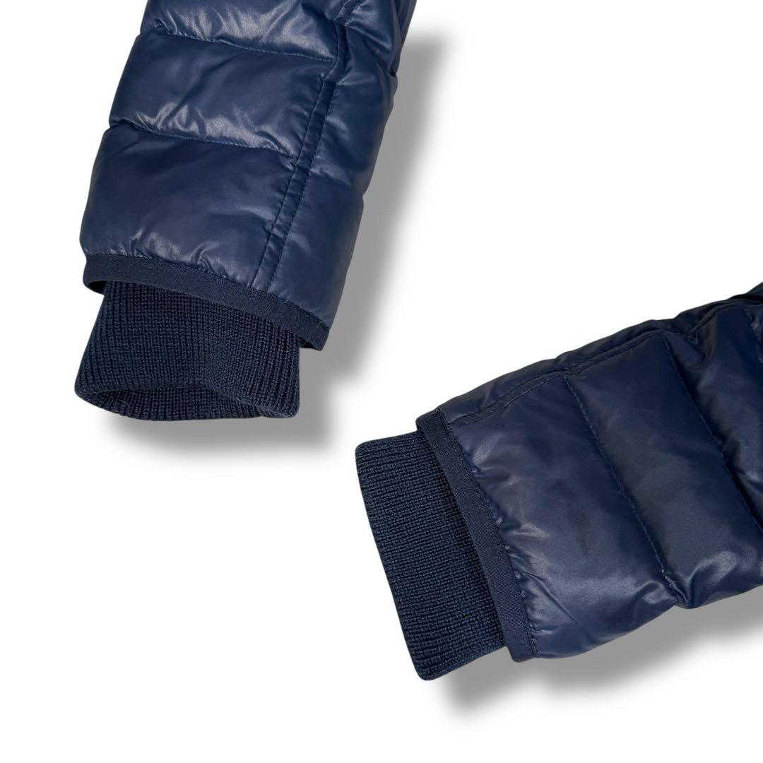 DIESEL ライダースジャケット 2way フード収納 蛇腹 ダウンジャケット