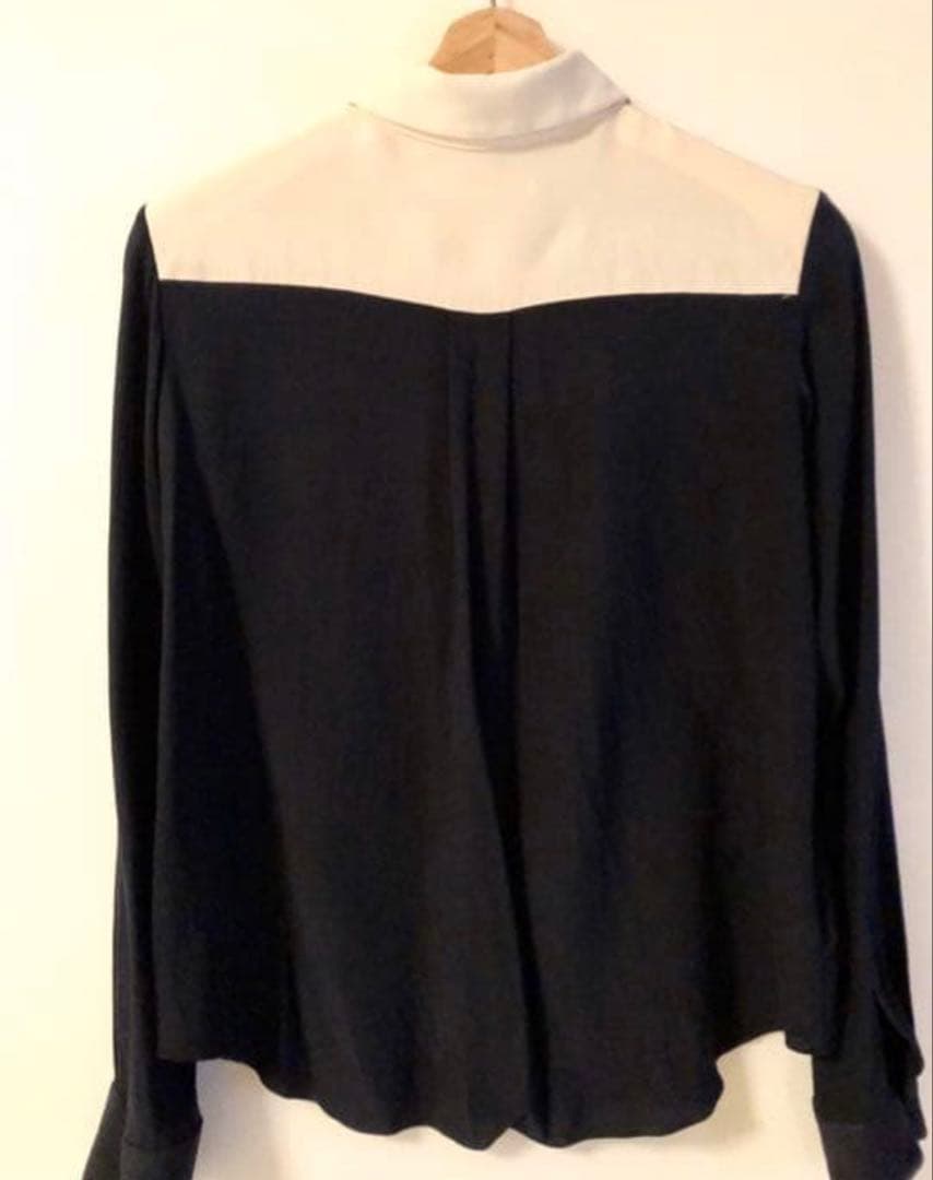 【定価13万円】Chloe シルクブラウス　ネイビー