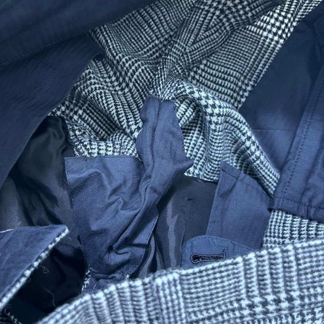 美品 EDIFICE グレンチェック スーツセットアップ 千鳥格子 グレー