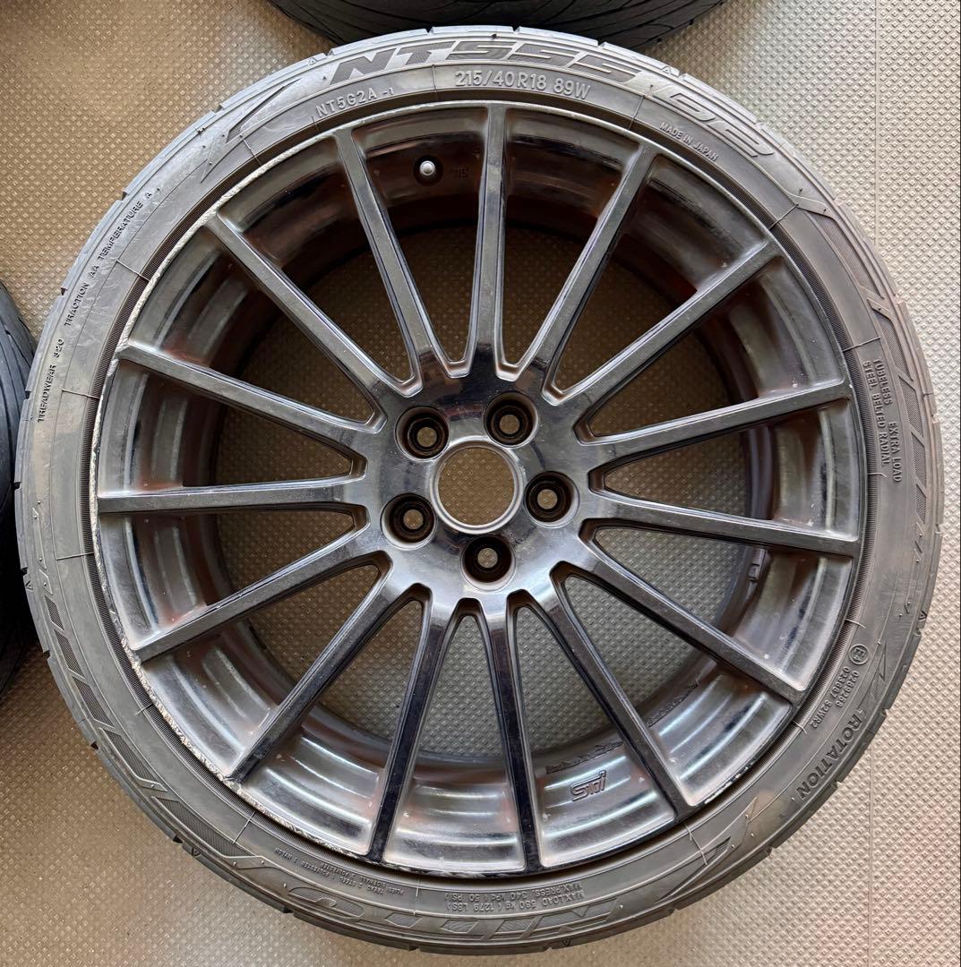 STI ENKEIホイール 18inch NITTO NT555 G2 送料込