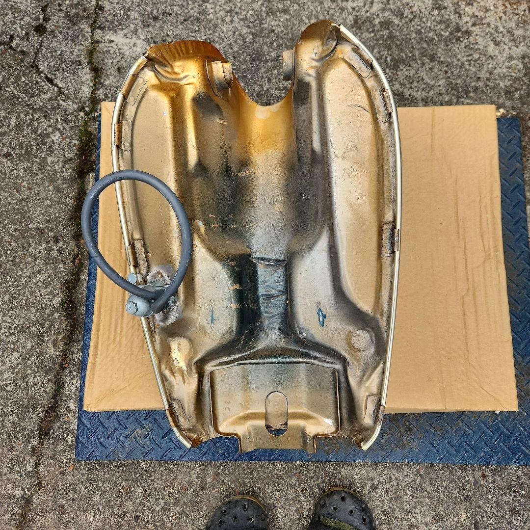 CB750four HONDA タンク、サイドカバーセット 貴重人気ゴールド