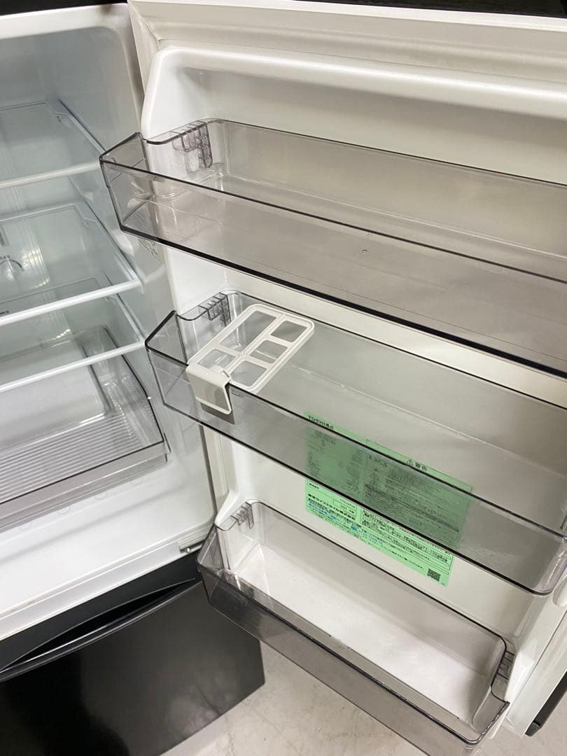 TOSHIBA ブラック　冷蔵庫 コンパクト　保証込み　24年製 153L