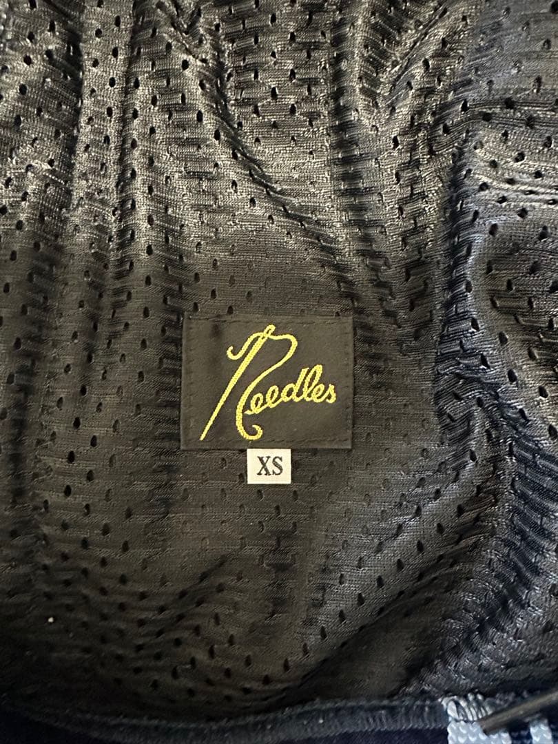 Needles ストレート ネイビー×水色 XS