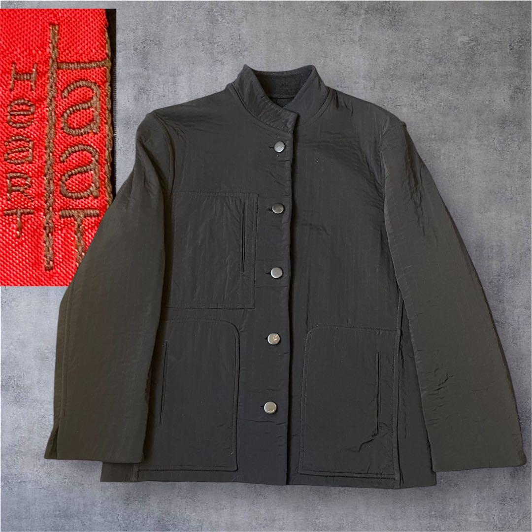 イッセイミヤケ ハート 刺子　ウールナイロン　リバーシブル　マオジャケット