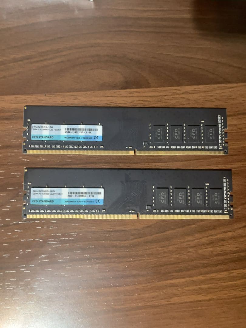 CFD D4U3200C16-16G DDR4 32GB 16GB2枚組 メモリ