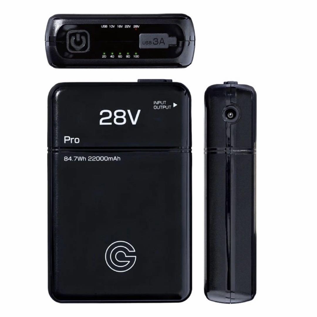 今年モデル　長信ジャパン ブラック　GB428 バッテリー ファン 28V